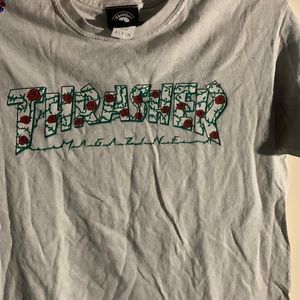 White thrasher shirt